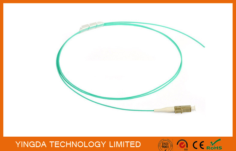 Buy Fiber Optic Pigtail LC OM3 10Gig. Aqua 0.9mm Simplex LSZH 1.5 M 50/125 um Mulitmode Pigtail at wholesale prices