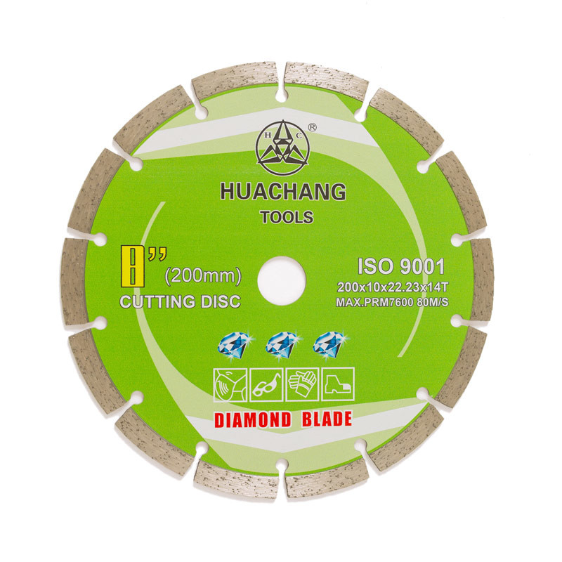 Quality 200mm 8" 250mm 10-Inch Segmented Diamond Blade For Wet Or Dry Cutting Concrete 200x22mm for sale