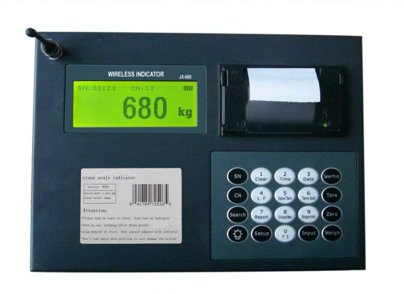 China Portable Wireless Weighing Indicator With Multi Channel Receiver Box on sale