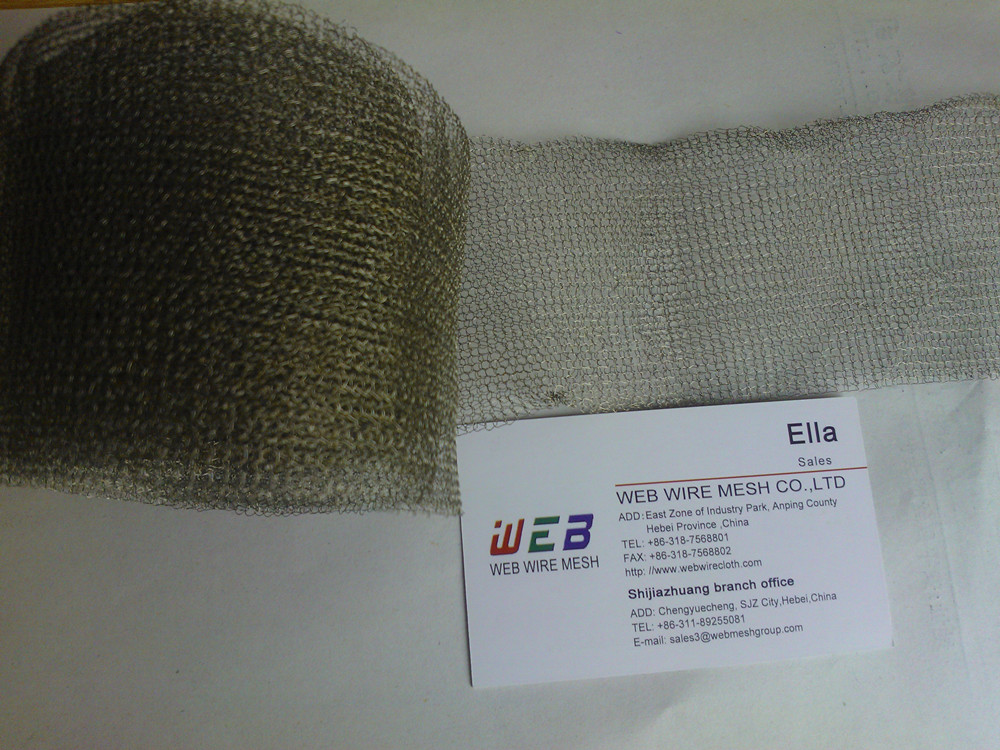 Quality Monel knitted wire mesh for sale