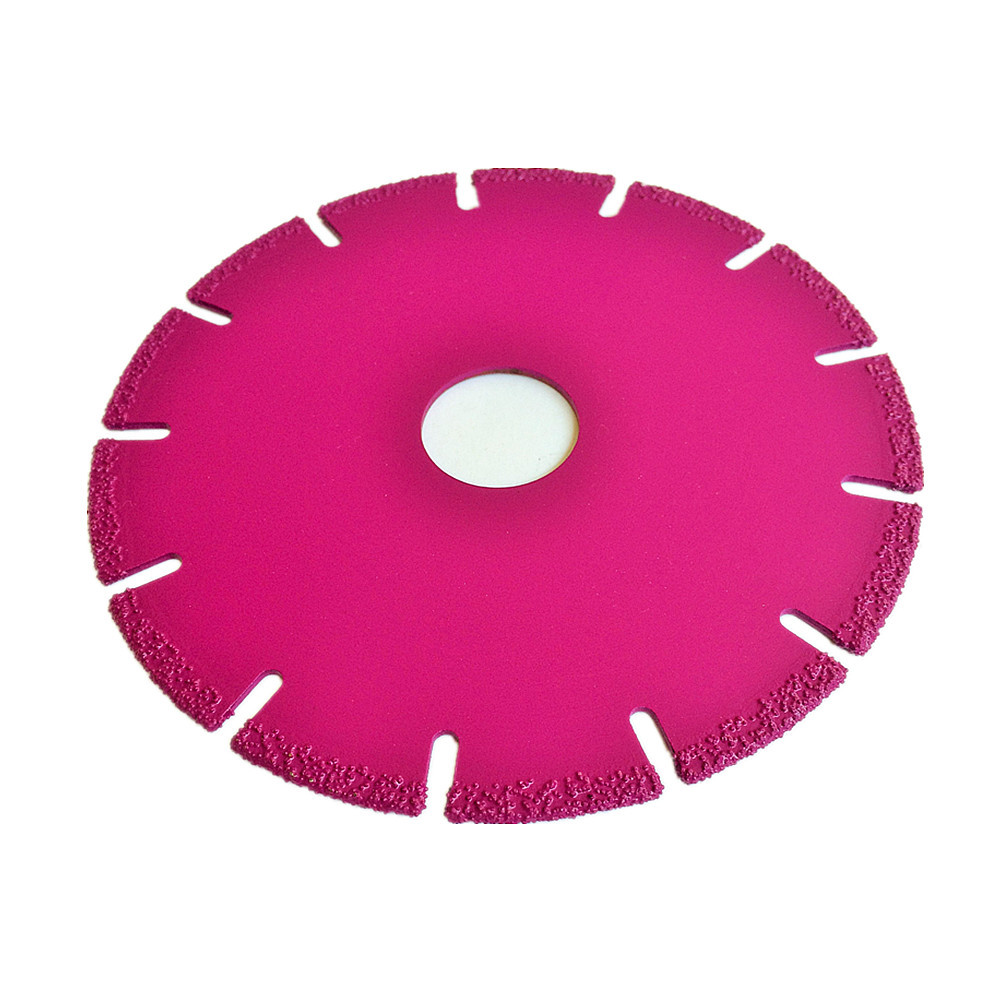 Quality 5 Inch Vacuum Brazed Diamond Marble Cutting Blade 125mm For Stone Ceramic Plastic for sale