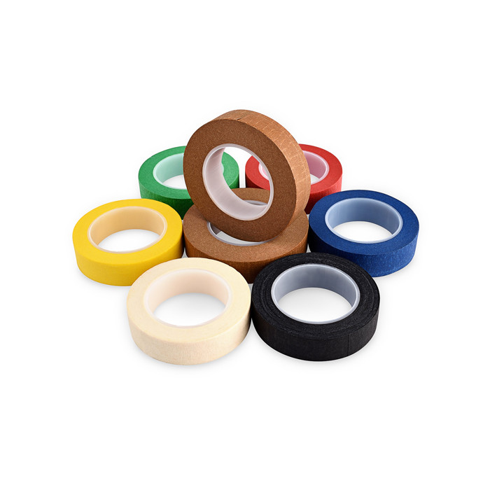 Heavy Duty Narrow Masking Tape Pressure Sensitive Adhesive Colored Residue Free