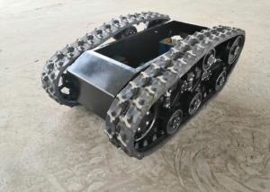 China Rubber Chassis Tracked Undercarriage Systems With Shock Absorption 200kg Loading Weight on sale
