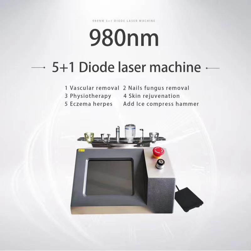 Buy cheap 5 In 1 Spider Vein Removal Laser 980nm Diode Laser Vascular Therapy Machine from wholesalers