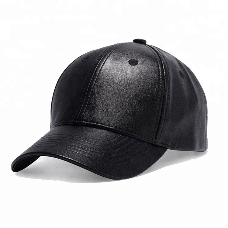 Quality Pu Leather Curved Sports Dad Hats Unisex Customized Size / Color / Design for sale