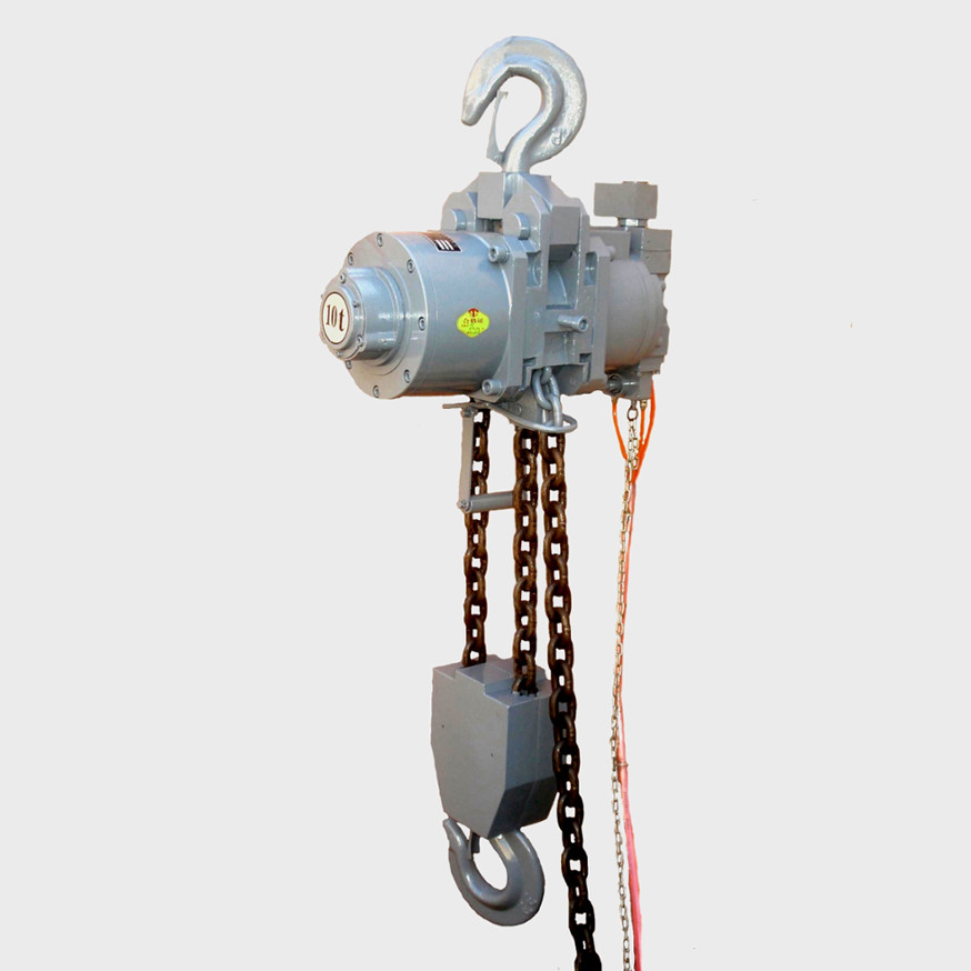 Quality Light Weight Pneumatic Chain Block 12T 16T 20T For Explosive Environment for sale