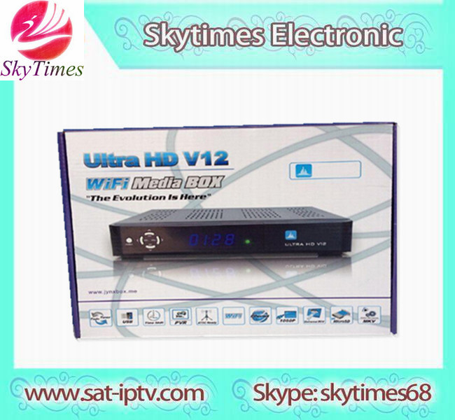 China Jynxbox v12 fta receivers hd for North America the best JYNXBOX ULTRA HD V12 in stock on sale