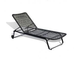 Quality wholesale outdoor furniture garden metal sun lounger Chaise Lounge C708 for sale