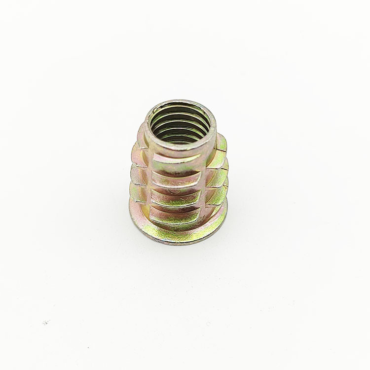 Quality Hex Drive Screw Threaded Wood Nut Insert Hex Socket Carbon Steel M6 M8 In Threaded for sale