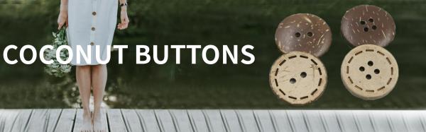 Natural Coconut Buttons 