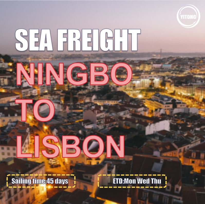 Cargo Global Sea Freight Logistics Ningbo To Lisbon Portugal Europe EMC ONE Liner