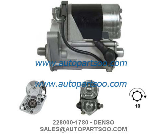 Quality 228000-1780 228000-5020 - DENSO Starter Motor 12V 2.2KW 10T MOTORES DE ARRANQUE for sale