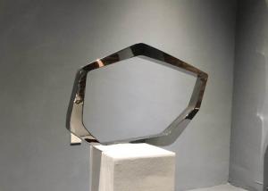 Quality Art Modern Stainless Steel Sculpture , Stainless Steel Abstract Sculpture for sale