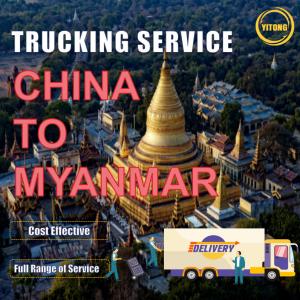Quality LCL Trucking Freight Service Shipping From China To Myanmar Asia for sale