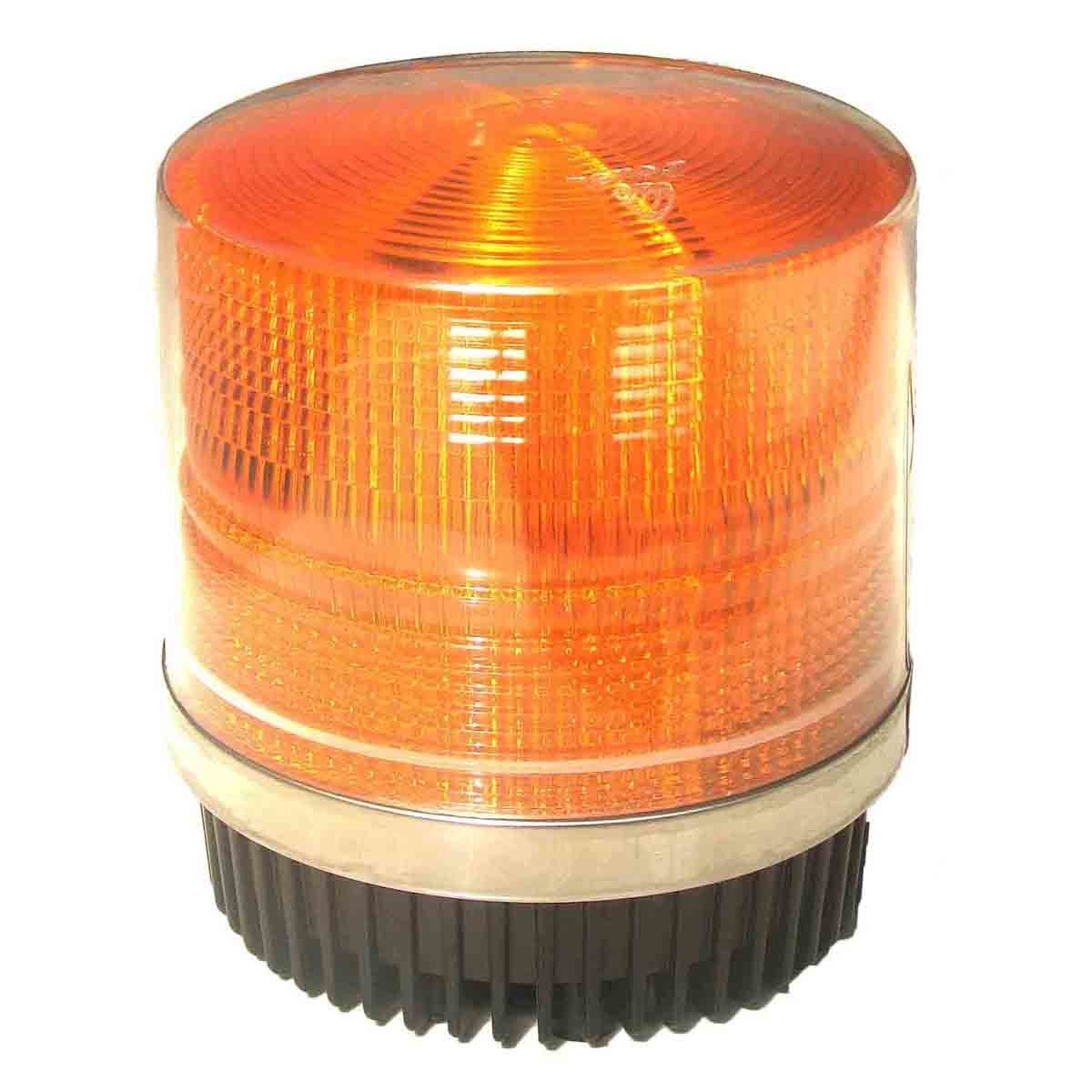 Quality Round Amber Warning LED Police Beacon Light Magnet Fixation for Emergency Vehicles for sale