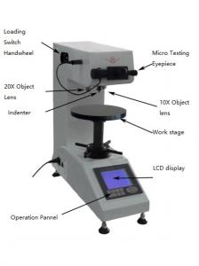 Quality Optical Vickers Micro Digital Hardness Tester High Internal Memory Capability for sale