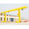 Buy cheap Europe Style 4 Wheel Single Beam Gantry Crane With Wire Rope Hoist from wholesalers