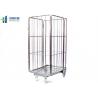 Buy cheap Heavy Duty Mesh Storage Trolley Durable High Sided Industrial Metal Trolley from wholesalers