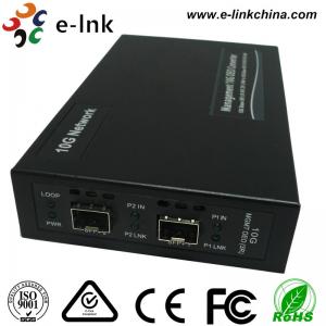 Quality Multi Port Gigabit Ethernet Fiber Media Converter Multimode Rack Mount for sale