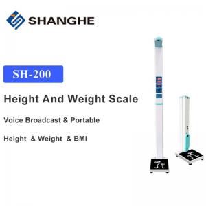 China Health Tool Microcomputer EUIPO Ultrasonic Height And Weight Machine on sale