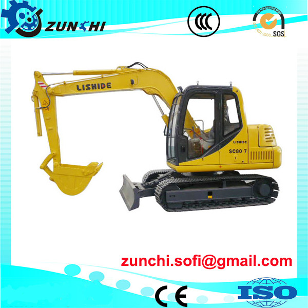 Quality Hot sale small excavators from china SC80 for sale