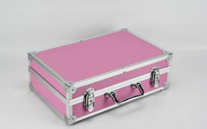 Quality Custom Pink Aluminum Hard Carrying Case For Electronic Cable Tools Size 360 * 240 * 100mm for sale