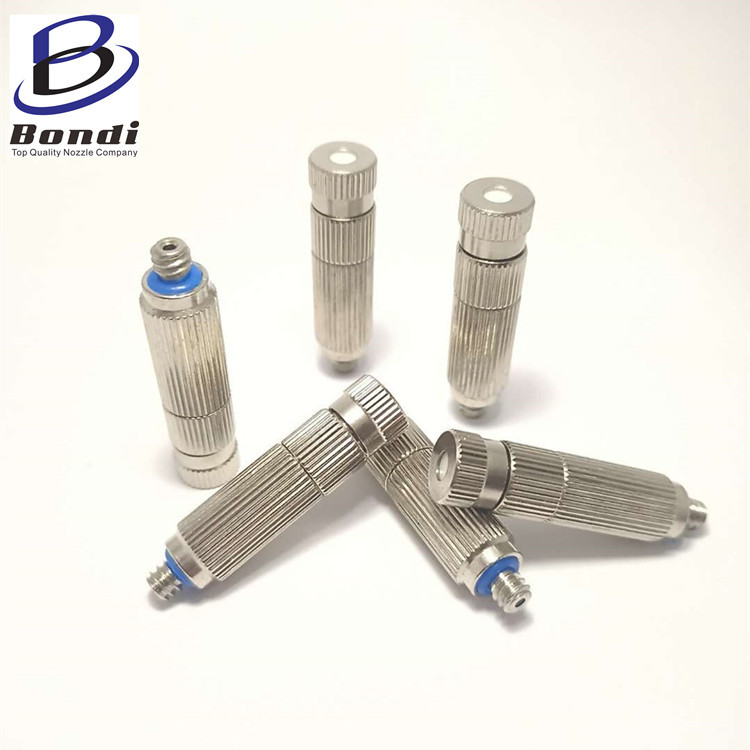 Cleanable  Fine Fog Water High Pressure Misting Nozzle For Cooling And Humidification