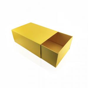 Quality Yellow 31*20*7cm Cosmetic Gift Boxes Customized Logo For Face Cream for sale