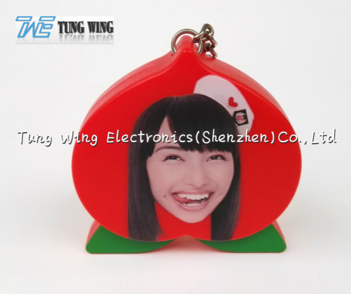 Quality Portable OEM Funny Music Keychain Red Convenient On / Off Function for sale