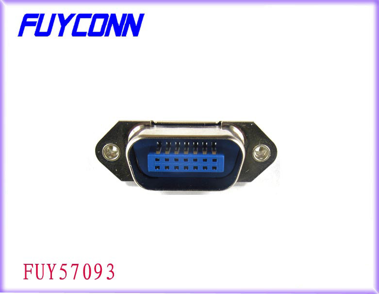 Quality 50 Pin Centronic Connectors , Straight Angle PCB Male Connector Certified UL for sale