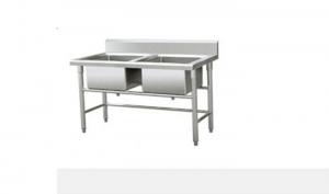 Quality Square Metal Display Racks Stainless Steel Sink Hotel Catering Equipment for sale