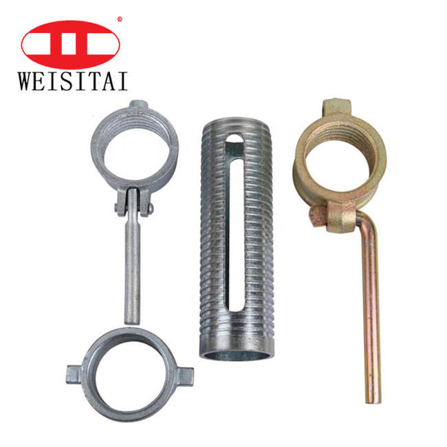 Quality HDG Scaffolding Parts And Accessories Fastening Shore Prop Sleeve for sale