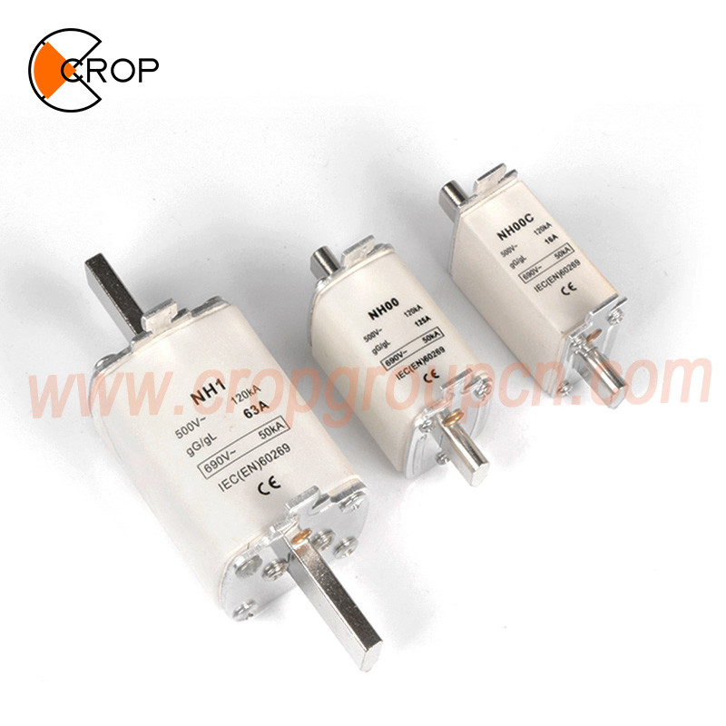 Yueqing CROP Electrical Low Voltage H. R. C. Fuse Link Nh1 Nh00 Nh00c