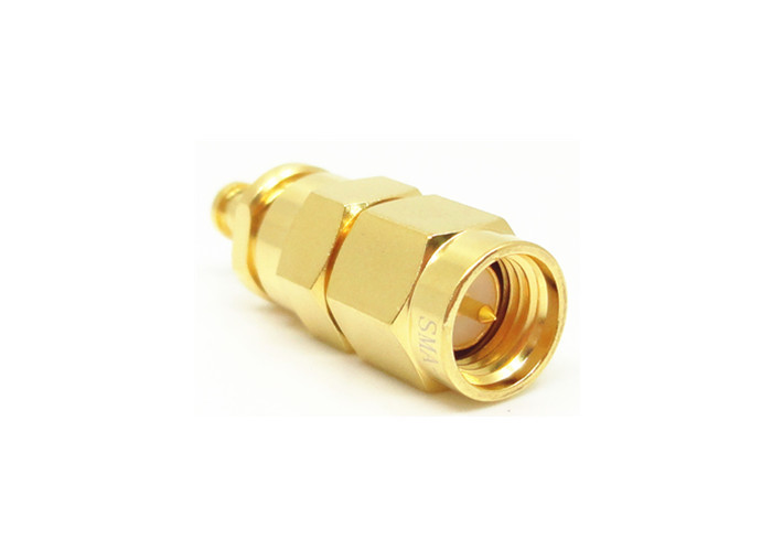 Buy Gold Plated Male SMA RF Connector Plug Electrical RF Crimping Cable Connector at wholesale prices