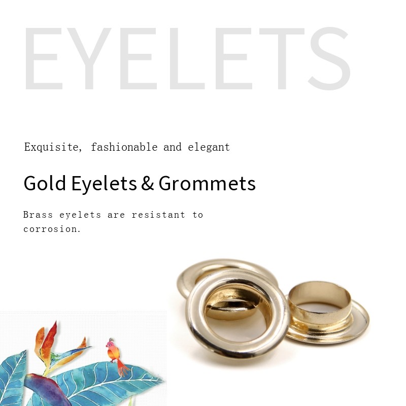 Quality Gold Color Metal Eyelets Washer for sale