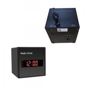 China H.264 140degree Alarm Clock Hidden Camera with USB Charging Ports on sale