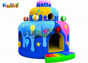 Quality 420D Inflatable Holiday Decorations Bouncy Castle For Birthday Parties for sale
