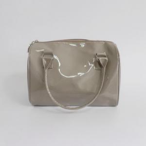 Quality grey patent pvc handbag for sale