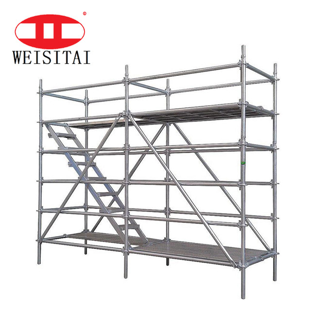 Quality Complete Metal Galvanized Building Scaffolding Ringlock System For Construction for sale