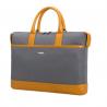 Buy cheap Grey with pu trim fashionable 2014 best selling laptop bag from wholesalers
