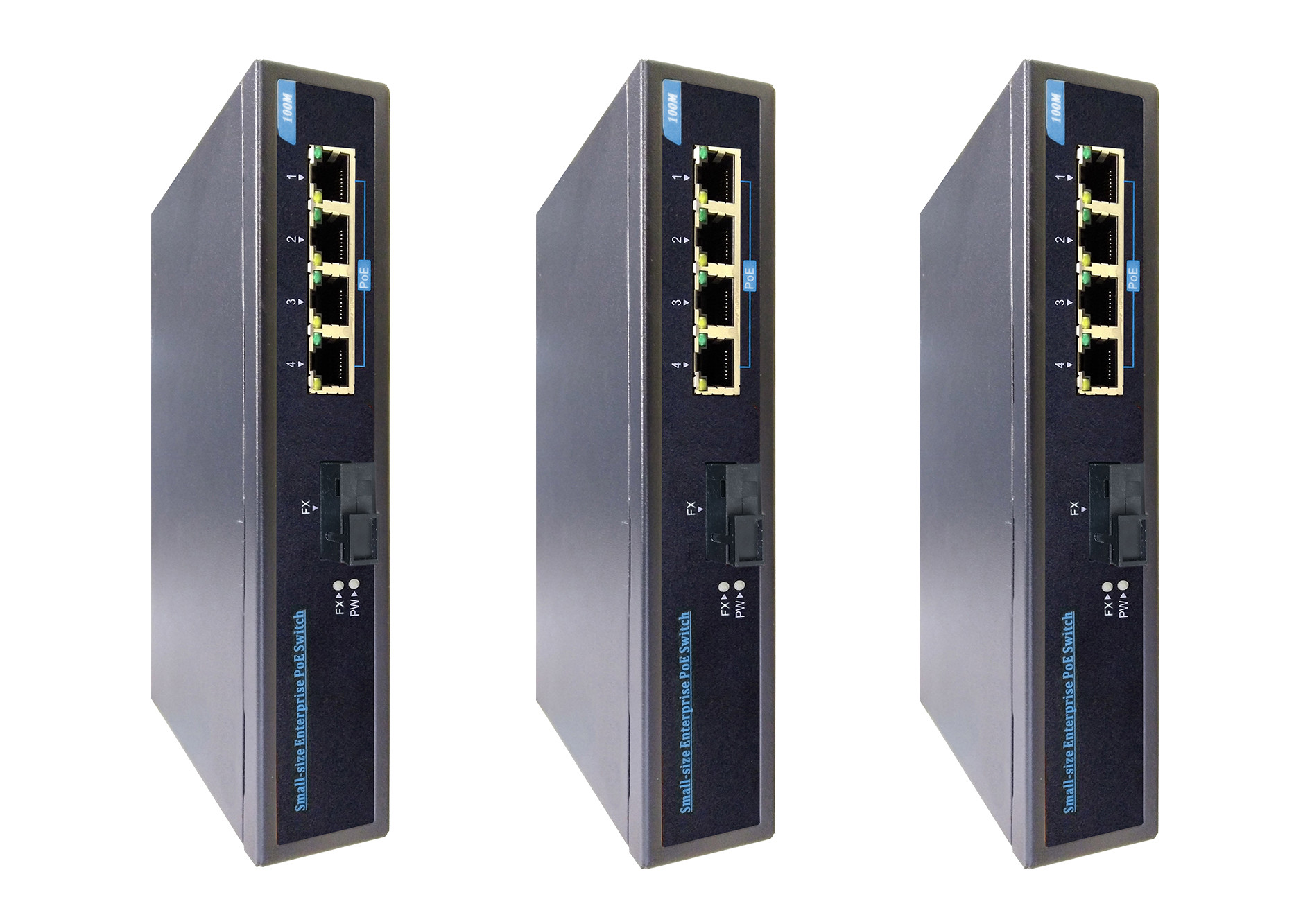 Buy Unmanaged 5 Megabit Ports 5 Port Network Switch Fiber Optic 65W PoE Ethernet Switch at wholesale prices