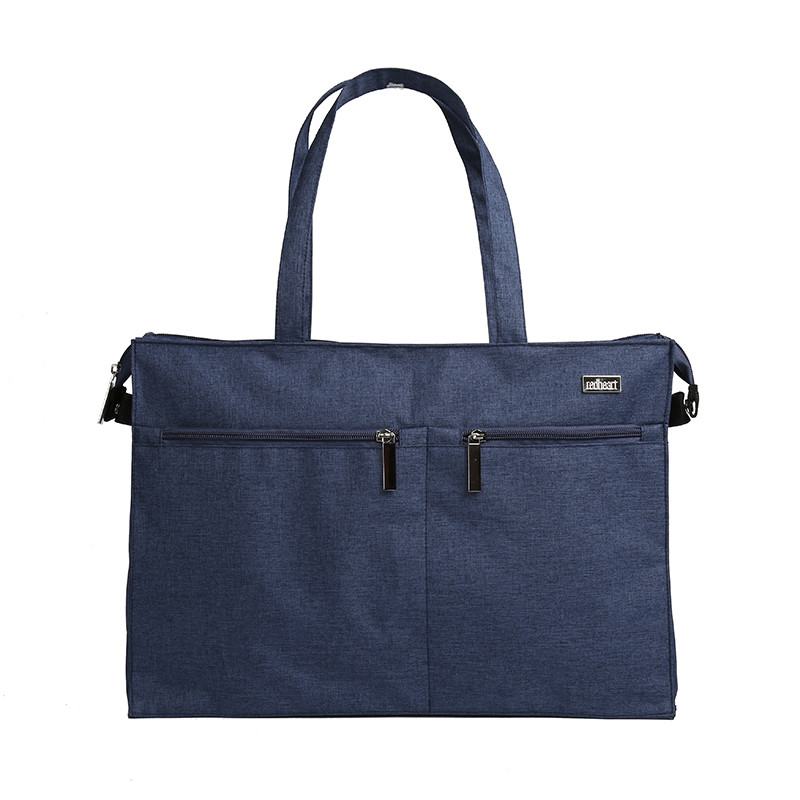 Quality Blue Messenger Padded Laptop Bag , Briefcase Computer Bag Solid Hand Hold Belt for sale
