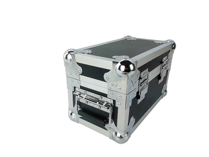 Quality Small Flight Case Black Transport Equipment Carrying Cases With CNC Milled Foam for sale