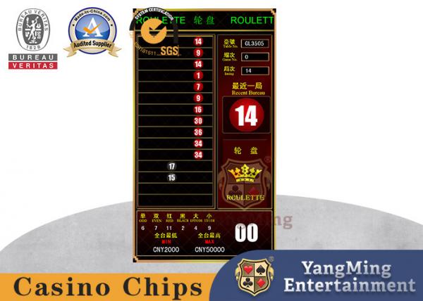 Buy International Standard Mini Host Casino Roulette Game Software at wholesale prices