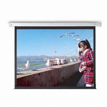 Quality Motorized Projector Screen with Manual and Remote Conversion Trigger Input for sale