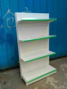 Quality Pegboard Metal Shop Supermarket Display Shelving Durable Cold Rolled Steel for sale
