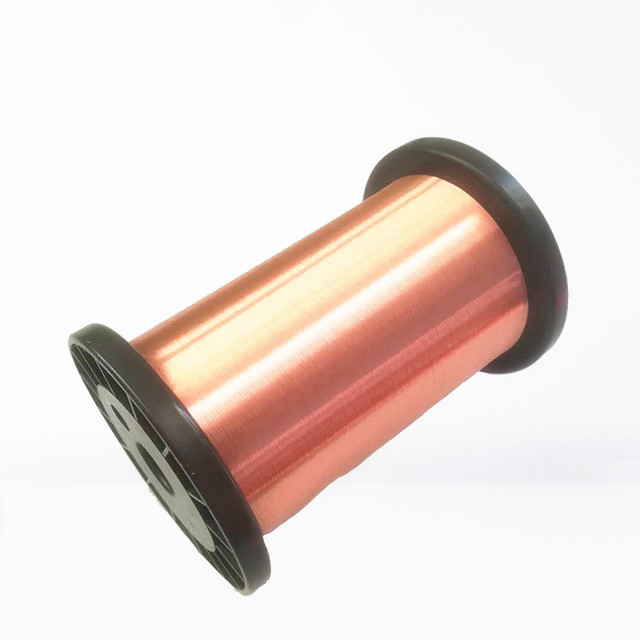 Quality Class 155 0.5mm Ultra Thin Copper Wire Polyamide Imide Coated Enameled Magnet Wire for sale