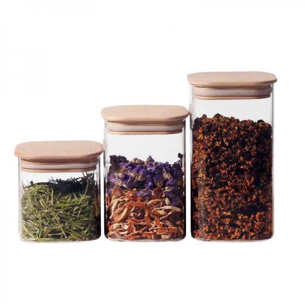 Buy Lead Free 650ml Borosilicate Wide Mouth Food Jar at wholesale prices