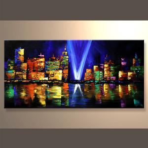 Quality Modern Abstract Landscape Canvas Painting for sale