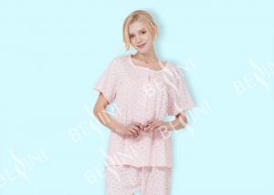 Quality Button Through Placket Womens Pyjama Sets For Spring / Summer Seasons for sale